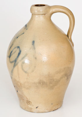 Rare LYONS (New York) Stoneware Jug Inscribed 