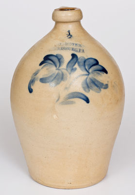 Two-Gallon WM. MOYER / HARRISBURG, PA Stoneware Jug