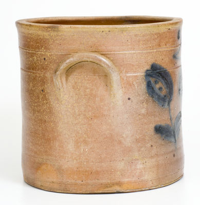 Two-Gallon Stoneware Crock w/ Cobalt Floral Decoration, Northeastern or Midwestern U.S.