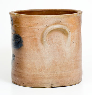 Two-Gallon Stoneware Crock w/ Cobalt Floral Decoration, Northeastern or Midwestern U.S.