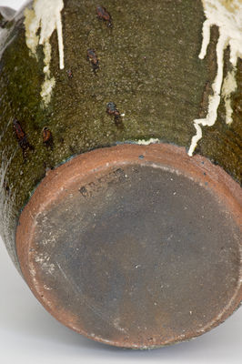 Outstanding Burlon B. Craig, Vale, North Carolina Stoneware "Weeping Eye" Face Jug