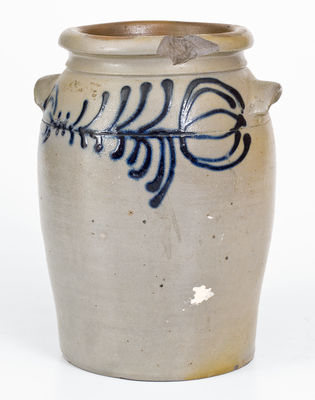 One-Gallon B.C. MILBURN (Alexandria, Virginia) Stoneware Jar