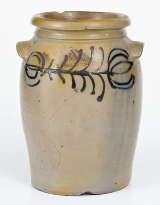 One-Gallon B.C. MILBURN (Alexandria, Virginia) Stoneware Jar