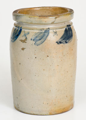 One-Gallon JOHN BELL / WAYNESBORO Cobalt-Decorated Stoneware Jar