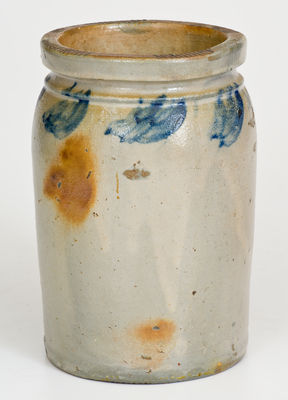 One-Gallon JOHN BELL / WAYNESBORO Cobalt-Decorated Stoneware Jar