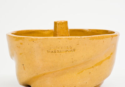 JOHN BELL / WAYNESBORO Redware Cake Mold, circa 1850-1880