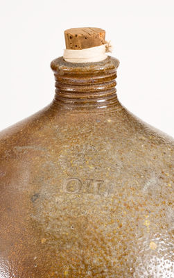 Attrib. Branch Green, Philadelphia, PA Stoneware "OIL" Jug, circa 1820