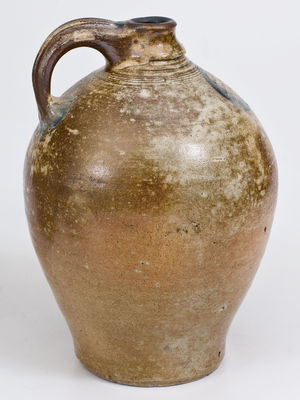 C. CROLIUS / MANUFACTURER / MANHATTAN-WELLS / NEW-YORK Stoneware Jug