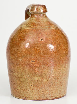 Glazed Western NY State Redware Jug, third quarter 19th century