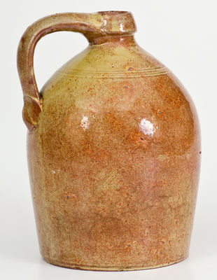 Glazed Western NY State Redware Jug, third quarter 19th century