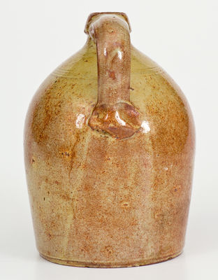 Glazed Western NY State Redware Jug, third quarter 19th century