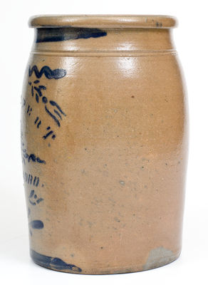 2 Gal. T. F. REPPERT / GREENSBORO, Pennsylvania Stoneware Jar