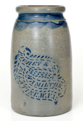 Large-Sized Richey & Hamilton / Palatine, W. Va. Stoneware Jar