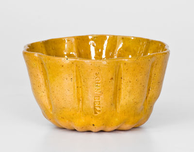 JOHN BELL (Waynesboro, PA) Redware Pudding Mold