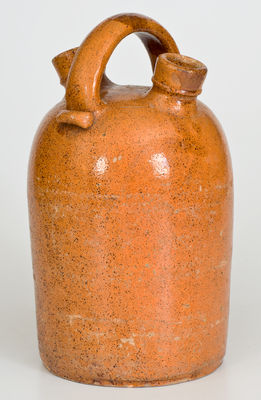 Glazed Redware Harvest Jug, possibly Emanuel Suter, New Erection Pottery, Harrisonburg, Virginia
