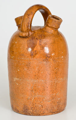Glazed Redware Harvest Jug, possibly Emanuel Suter, New Erection Pottery, Harrisonburg, Virginia