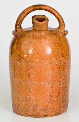 Glazed Redware Harvest Jug, possibly Emanuel Suter, New Erection Pottery, Harrisonburg, Virginia