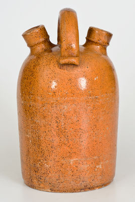 Glazed Redware Harvest Jug, possibly Emanuel Suter, New Erection Pottery, Harrisonburg, Virginia