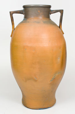 Rare Large-Sized Stoneware Urn, PA origin, possibly J. Swank & Co, Johnstown, PA, circa 1875