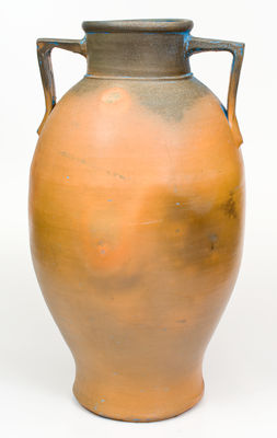 Rare Large-Sized Stoneware Urn, PA origin, possibly J. Swank & Co, Johnstown, PA, circa 1875