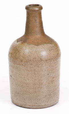 Rare HENRY GLAZIER. / HUNTINGDON, PA Salt-Glazed Stoneware Bottle, circa 1831