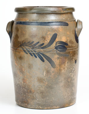Two-Gallon Stoneware Jar attrib. George and Albert Black, Somerfield, PA, circa 1865