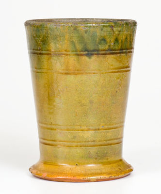 Isaac Stahl (Powder Valley, Pennsylvania) Redware Beer Mug, 1935