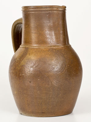 Scarce Coffman Family (Elkton, Rockingham County, VA) Stoneware Pitcher w/ Manganese Decoration