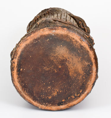 Rustic Redware Umbrella Stand, probably J. Eberly & Co., Strasburg, Virginia, c1890