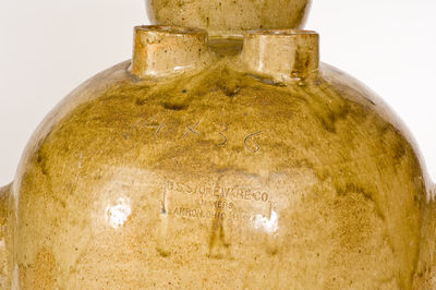 Large U. S. STONEWARE CO. / AKRON, OH Chemical Stoneware Dispenser