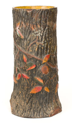 Rustic Redware Umbrella Stand, American, circa 1890