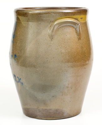 Very Rare "Grant & Colfax" Political Stoneware Jar, attrib. Porter Family, Oil Creek (Venango County) PA