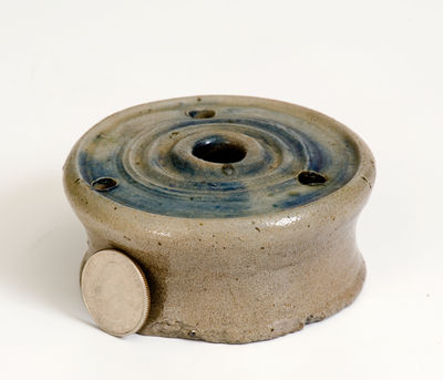 Cobalt-Decorated Stoneware Inkwell, early 19th century