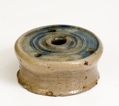 Cobalt-Decorated Stoneware Inkwell, early 19th century