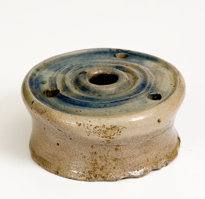 Cobalt-Decorated Stoneware Inkwell, early 19th century