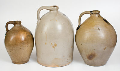 Lot of Three: Stoneware Jugs incl. L. & B. G. CHASE / SOMERSET Example