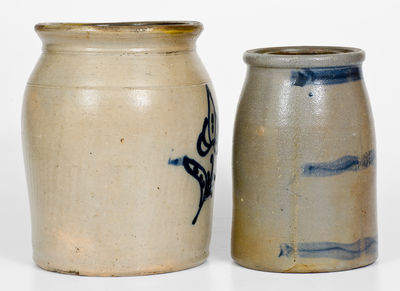 Lot of Two: New York State and Western PA Stoneware Jars