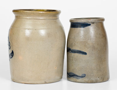 Lot of Two: New York State and Western PA Stoneware Jars