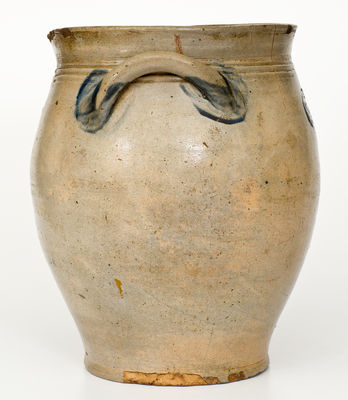 Three-Gallon Stoneware Jar w/ Impressed Decoration, New Jersey or New York State