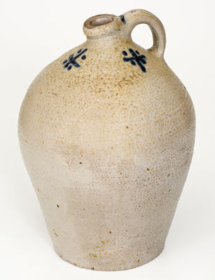 Attrib. Abraham Mead, Greenwich, Connecticut, circa 1790 Stoneware Jug