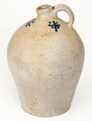 Attrib. Abraham Mead, Greenwich, Connecticut, circa 1790 Stoneware Jug