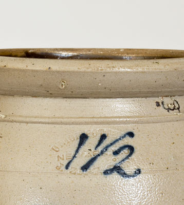 Lot of Three: Union Pottery / Newark, New Jersey Stoneware Jug and Jars