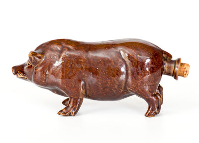 Monmouth, Illinois, Stoneware Pig Bottle