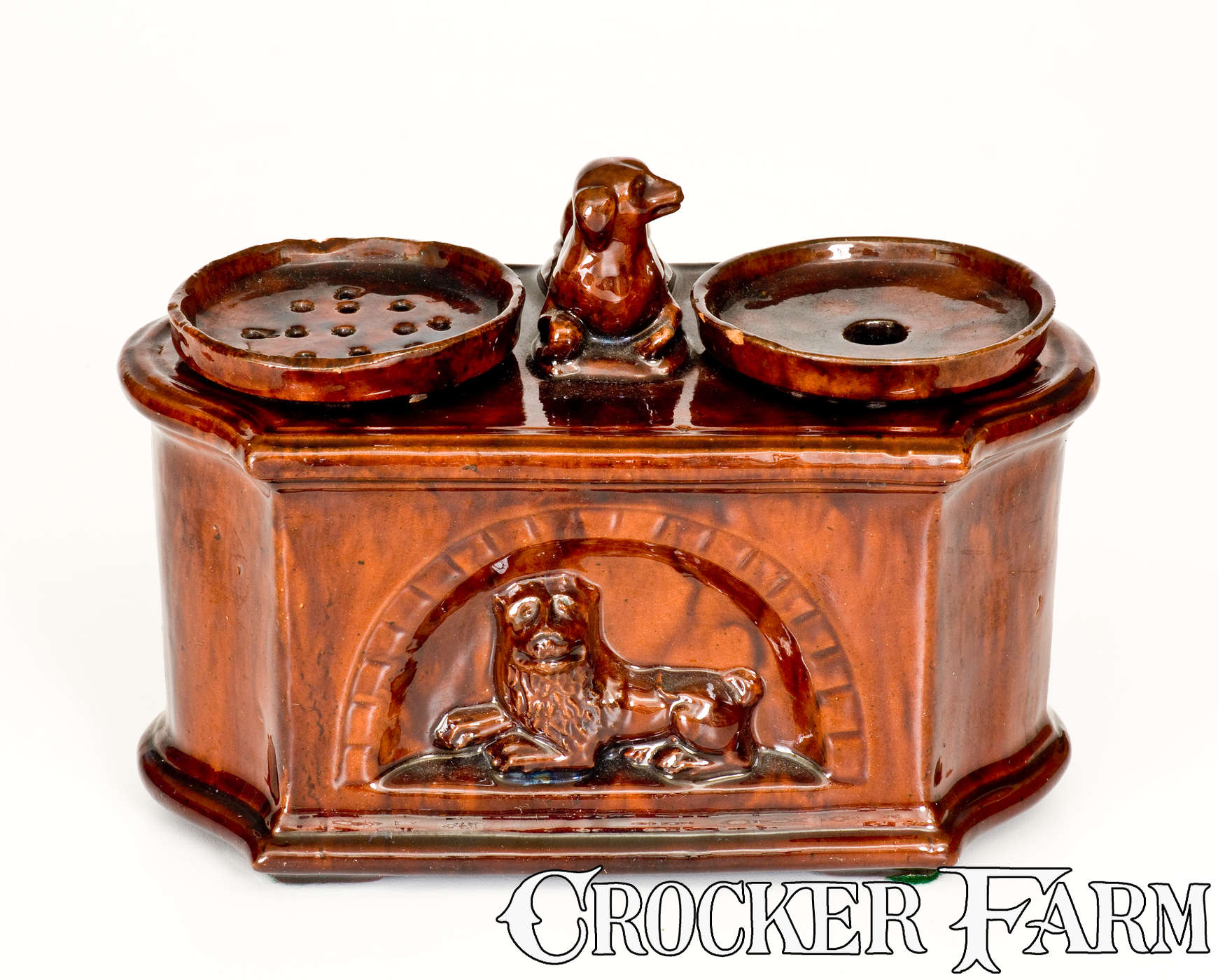 Pennsylvania Redware Highlights - Crocker Farm Stoneware Auction