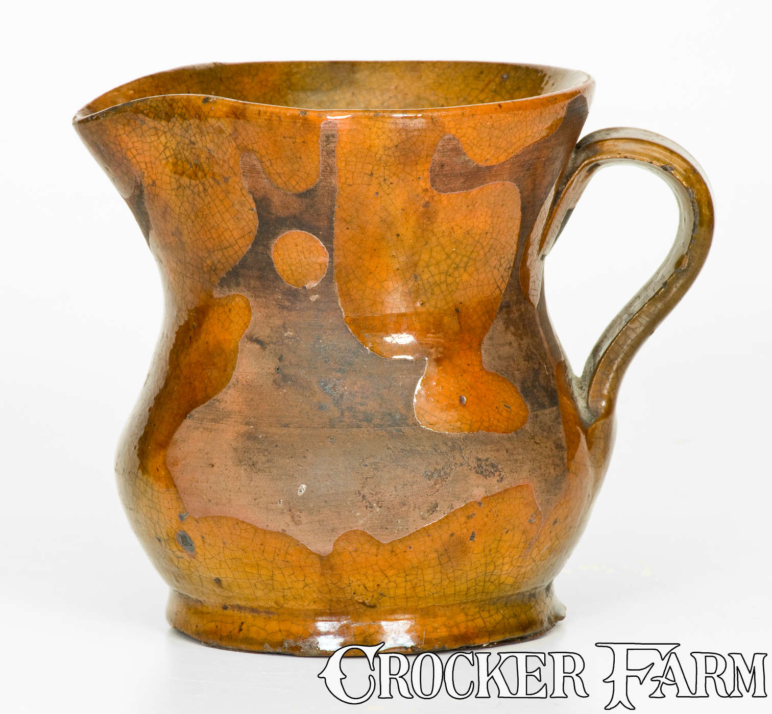 Small Glazed Redware Pitcher, American, 19th century -- Lot 150 ...
