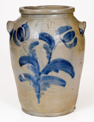 Rare and Fine R. BUTT, Washington, D.C. Stoneware Jar, c1835