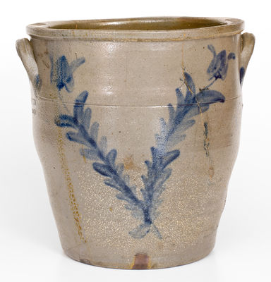 Very Rare J. SWANK & CO. / JOHNSTOWN, PA Stoneware Jar w/ 1857 Date