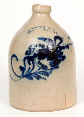 Small-Sized J. NORTON & CO. / BENNINGTON, VT Stoneware Jug