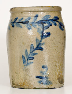 2 Gal. Beaver, PA Stoneware Jar with Foliate Decoration