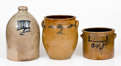 Lot of Three: Elizabethtown, New Jersey Stoneware